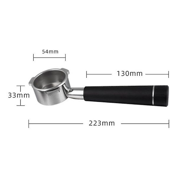 54 mm:n pohjaton portafilteri 870/878/880 suodatinkorin korvaamiseen Espresso-koneille Baris