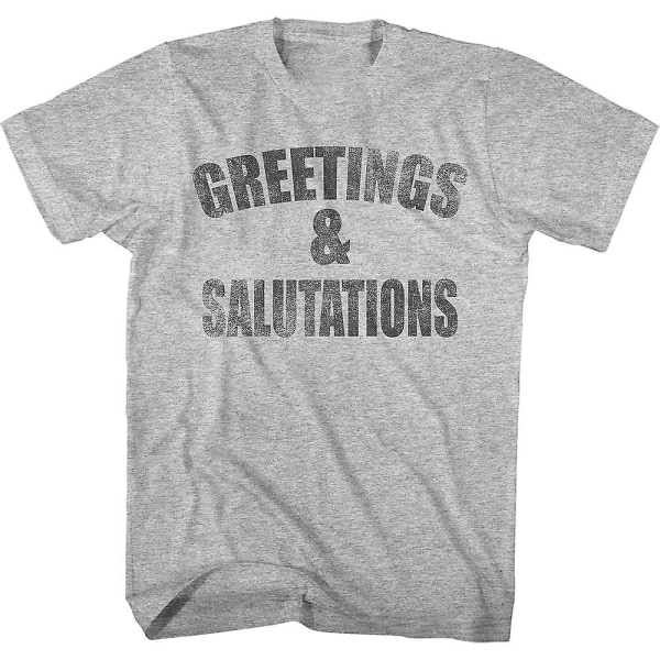 Greetings and Salutations Heathers T-shirt XXL