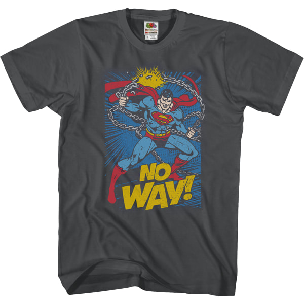 No Way Superman T-shirt Ny XL