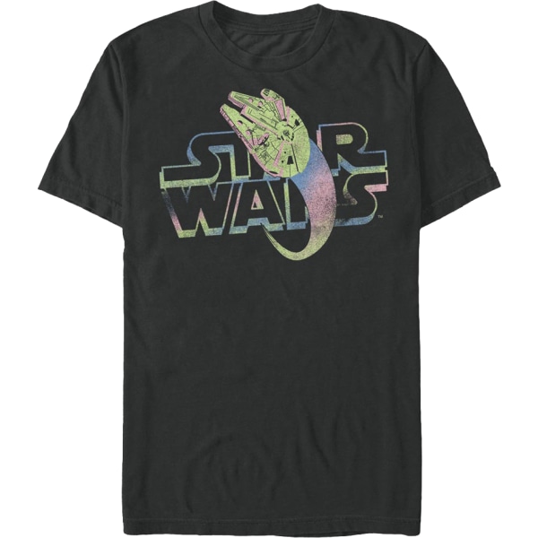 Millennium Falcon Cool Colors Star Wars T-shirt M