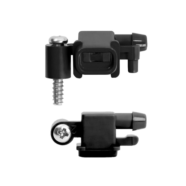 2 stk støvsugermunnstykker for M6 240 241 244 Smart Mopping Robot - Erstatningsmunnstykke Svart
