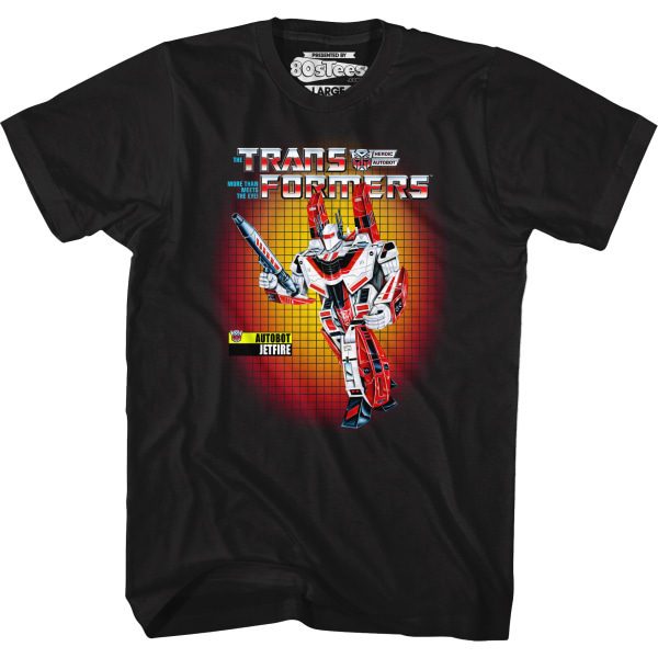 Box Art Jetfire Transformers T-paita XXXL