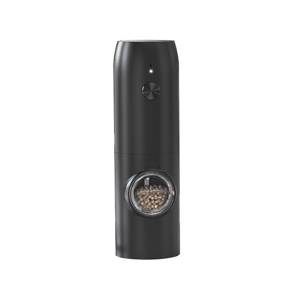 Elektrisk Salt- og Pepperkvernsett - USB-oppladbart Stativ, Fyllbar Krydder, Automatisk Salt- og Pepperkvern