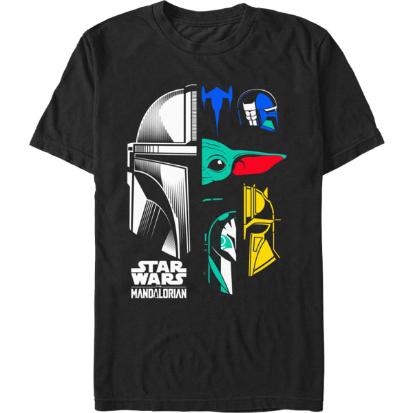 Mandalorian Ikoner Star Wars T-skjorte L