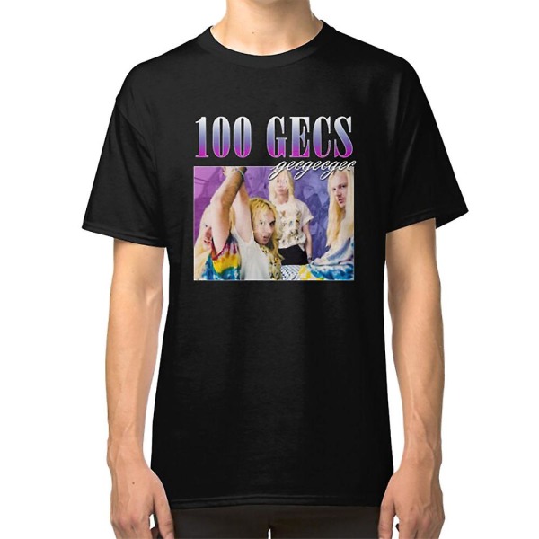 100 GECS 90-tals Retro Style TEE T-shirt M