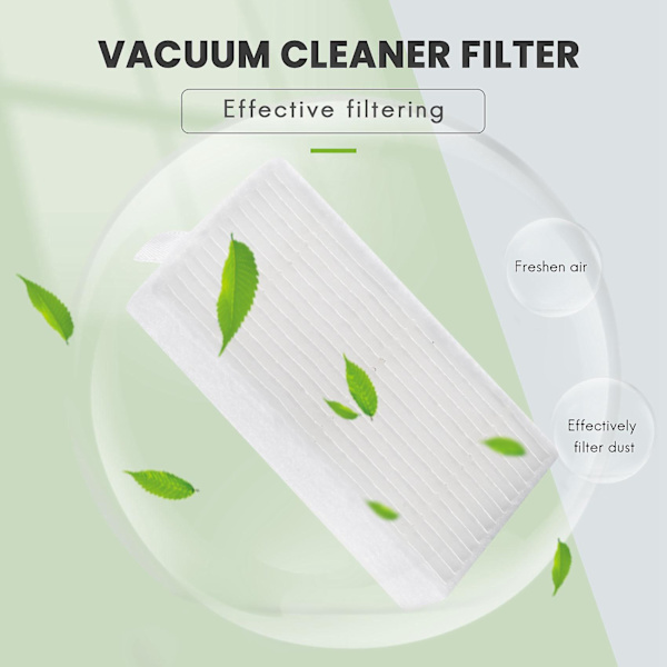 10 Pakk Premium HEPA-filtre for iLife V3s V5 V5s V3s Pro Robotstøvsuger