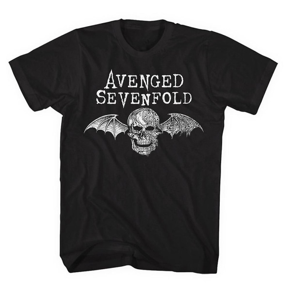 Avenged Sevenfold Death Bat Logo T-skjorte XXL