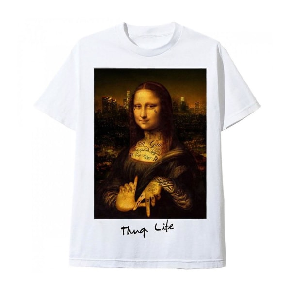 Tsgirt Mona Lisa Thug Los Angeles T-skjorte XL