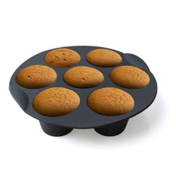 Air Fryer Tillbehör 7 Uniform Cake Cups Muffinskoppar för 3,5-5,8L Air Fryer modeller, 18 cm