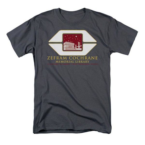 Star Trek Cochrane Kirjasto T-paita L