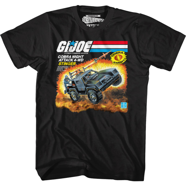 Box Art Stinger GI Joe T-shirt M