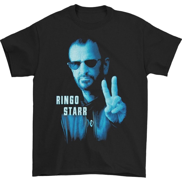 Ringo Starr Ringo Starr Blå Portræt 2014 Tour T-shirt XXL