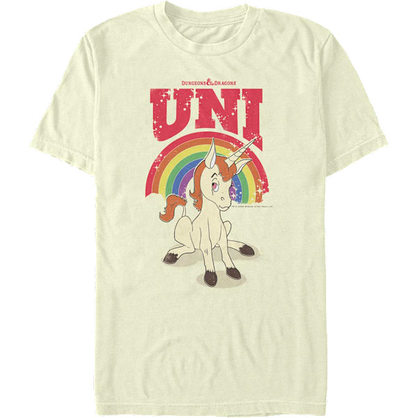 Uni Rainbow Pose Dungeons & Dragons T-paita M