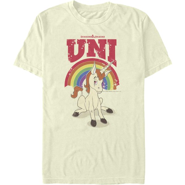 Uni Rainbow Pose Dungeons & Dragons T-shirt S