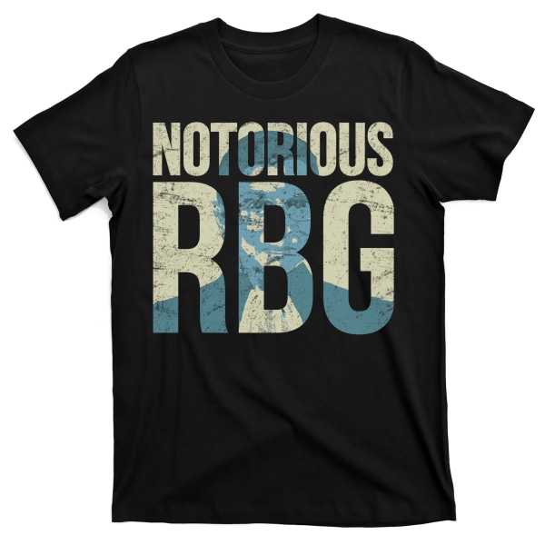 Notorious RBG Blue Logo T-Shirt L