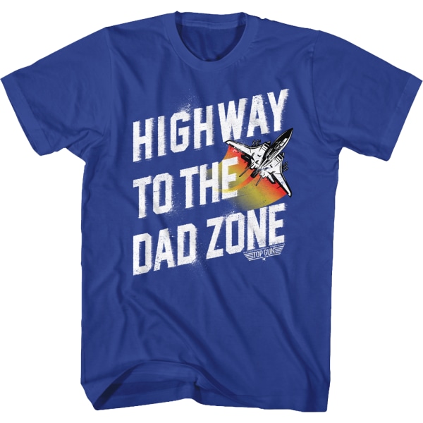 Highway To The Dad Zone Top Gun T-skjorte XL