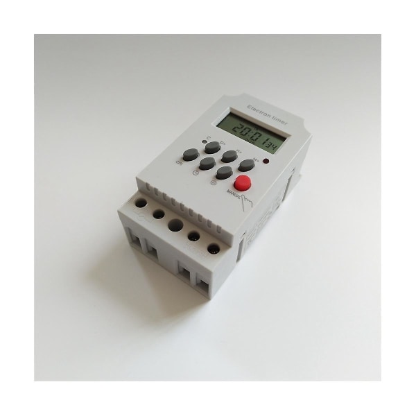Kg316t-Ii DIN-skena mikrodatorklockstyrning omkopplare tidstyrning timer AC 220v 25A digital timer