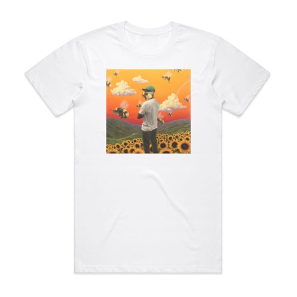 Tyler the Creator Flower Boy Album Cover T-shirt Hvid L