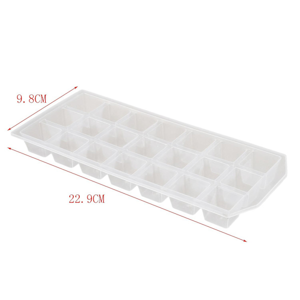 Transparente Plastik Isbiter 21 Plads Beholder Form Producent 21 Stykker