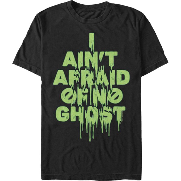 Jeg er ikke redd for spøkelser Slimed Ghostbusters T-skjorte M
