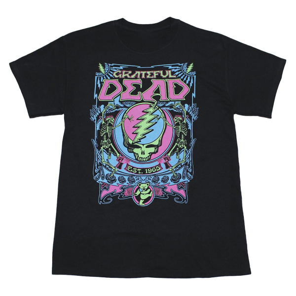 Grateful Dead T-skjorte Grateful Dead SYF Blacklight T-skjorte L