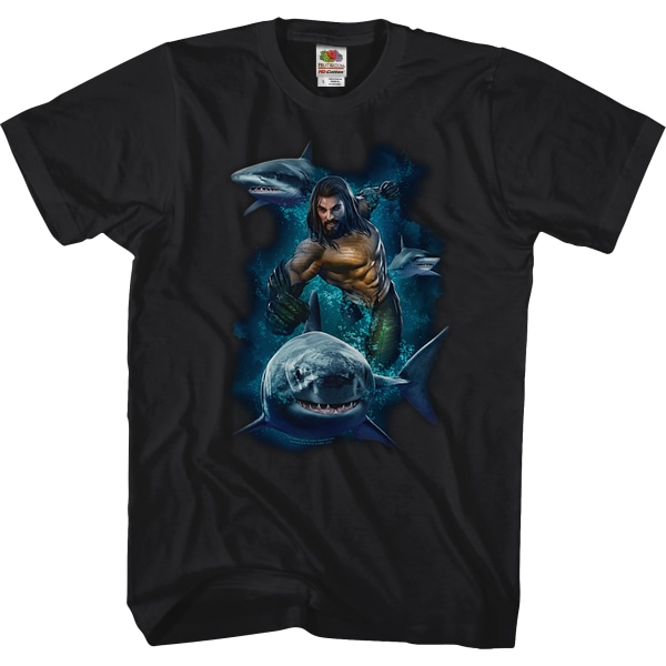 Simma med hajar Aquaman T-shirt Nyhet L