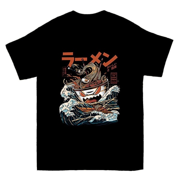 Svart Great Ramen T-shirt L