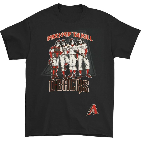 KISS Arizona Diamondbacks Dressed To Kill T-shirt XXXL