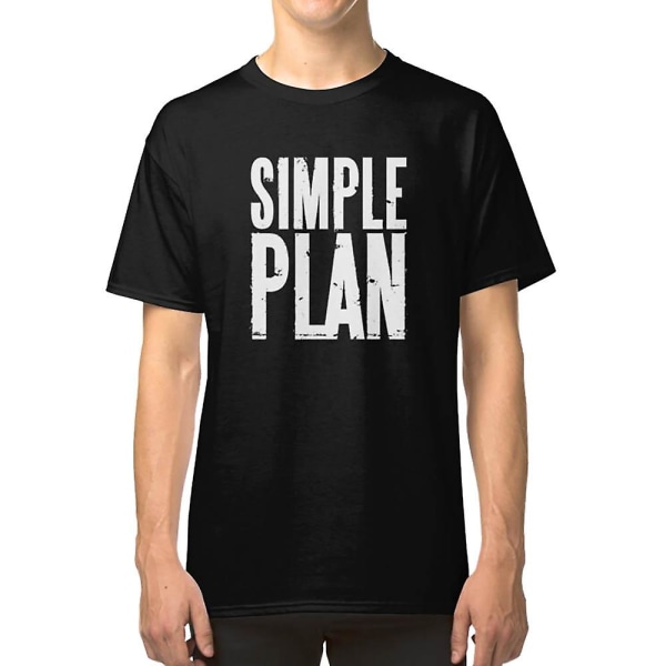 Simple Plan Logo T-skjorte M