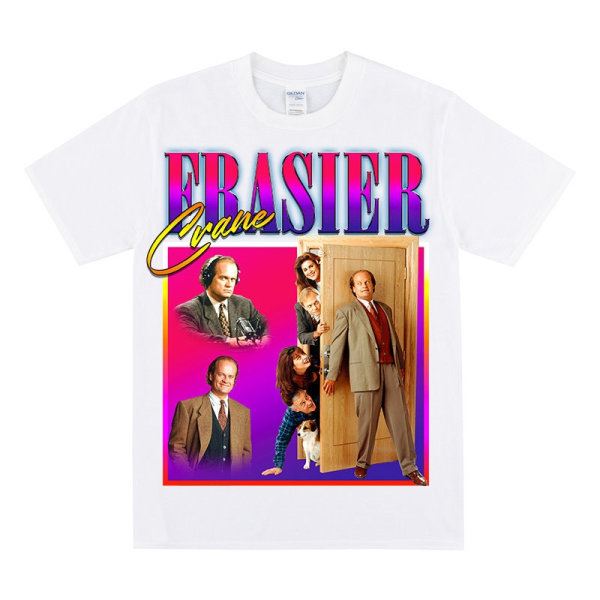 FRASIER CRANE Homage T-skjorte White M