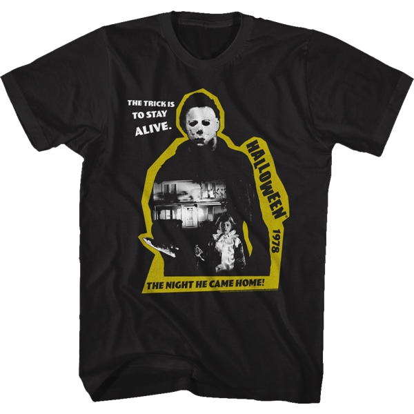 Michael Myers The Shape Udskæring Halloween T-Shirt L