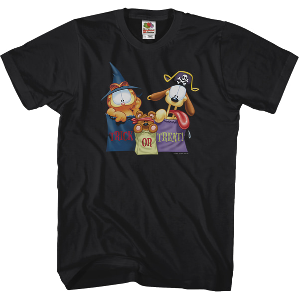 Trick or Treat Garfield T-shirt L