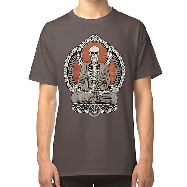Skelet Buddha T-shirt darkgrey M
