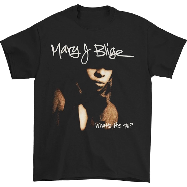 Mary J. Blige 411 Cover Tee T-skjorte L