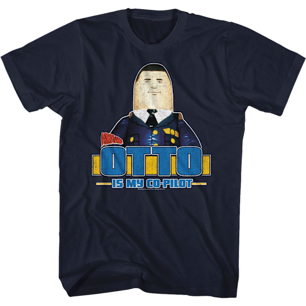Otto Is My Co-Pilot Flygplan T-shirt XXXL