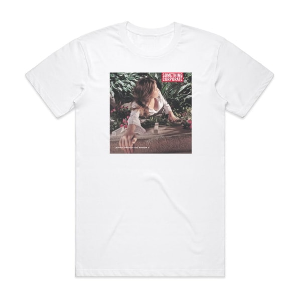 Something Corporate Leaving Through The Window Album Cover T-shirt Vit L