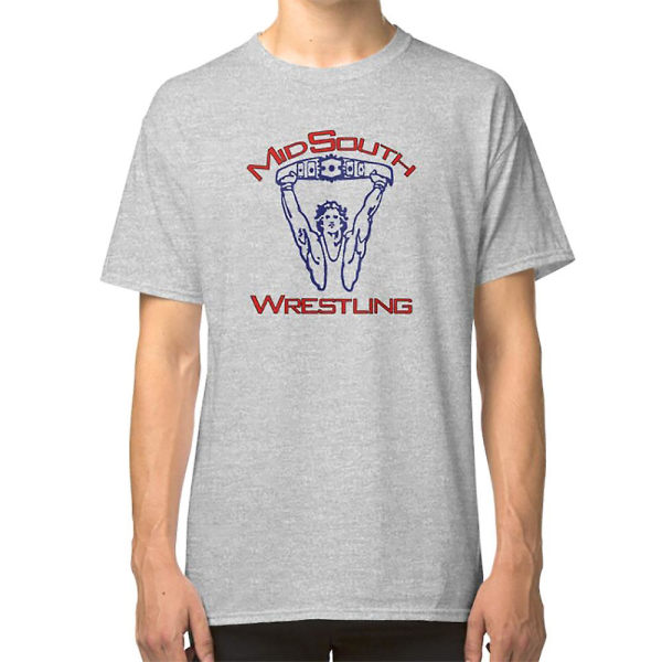 Mid-South Championship Wrestling -paita grey S