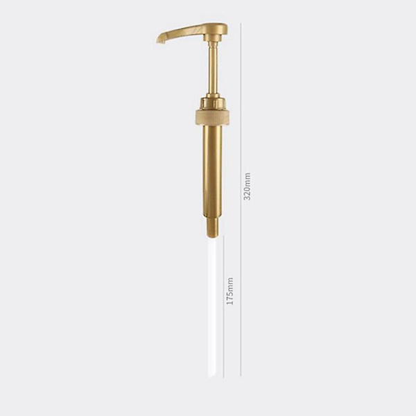 10 stk. Kaffe Mælke Te Dispenser Sirup Pumpe Guld Væske Dispenser Sirup 8ml Juice Flaske Dispenser