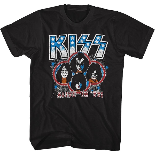 Alive In '77 KISS T-Shirt XXXL