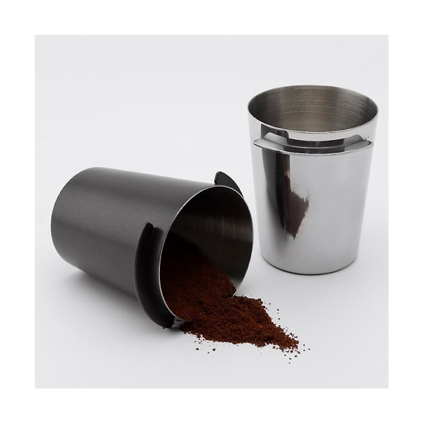 51mm kaffemaskin med kaffedoseringskopp snusekopp slitesterk rustfritt stål kaffedose