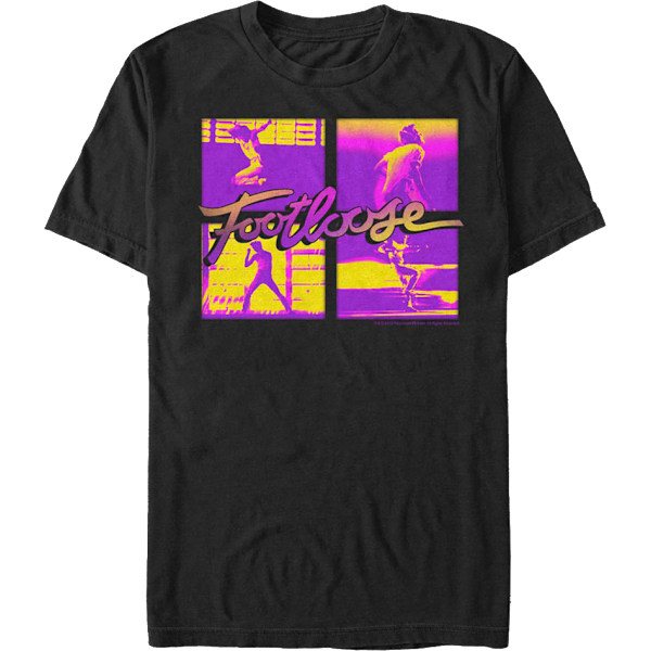 Dance Collage Footloose T-shirt XXXL