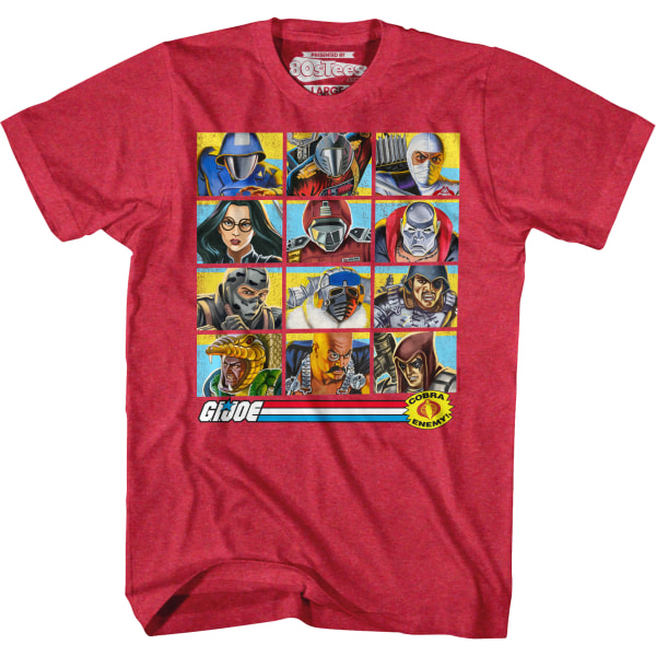 Red Cobra Organisation's Dirty Dozen GI Joe T-shirt XXL