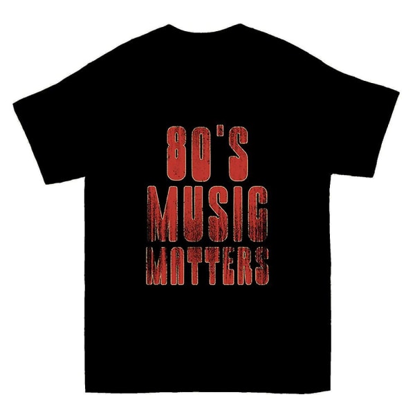 80'er Musik Matters T-shirt XXL