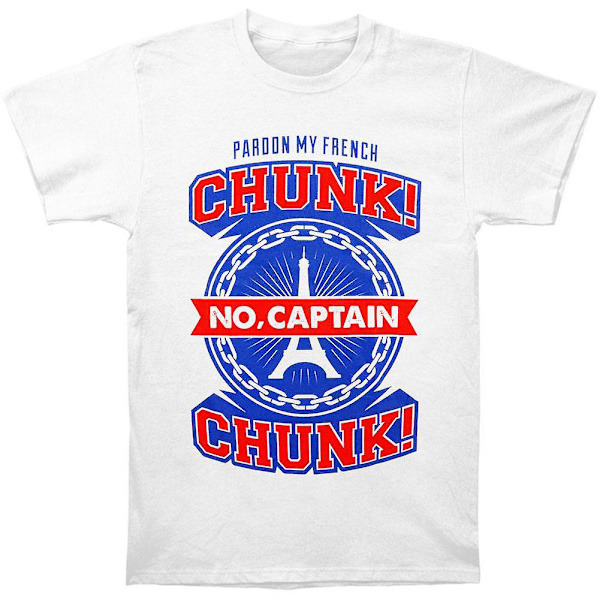 Chunk! No Captain Chunk Eiffel T-skjorte M