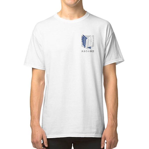 Kopiera av Attack on Titan Shingeki no Kyojin Logotyp SNK T-shirt XXL