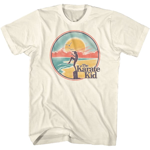 Retro Crane Kick Karate Kid T-shirt M