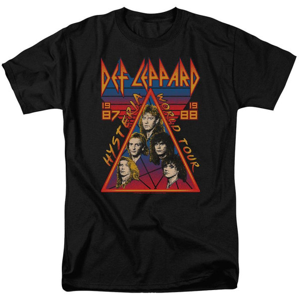 Def Leppard Hysteria Tour T-skjorte for voksne S