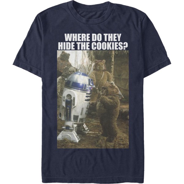 Where Do They Hide The Cookies Star Wars T-Shirt XL