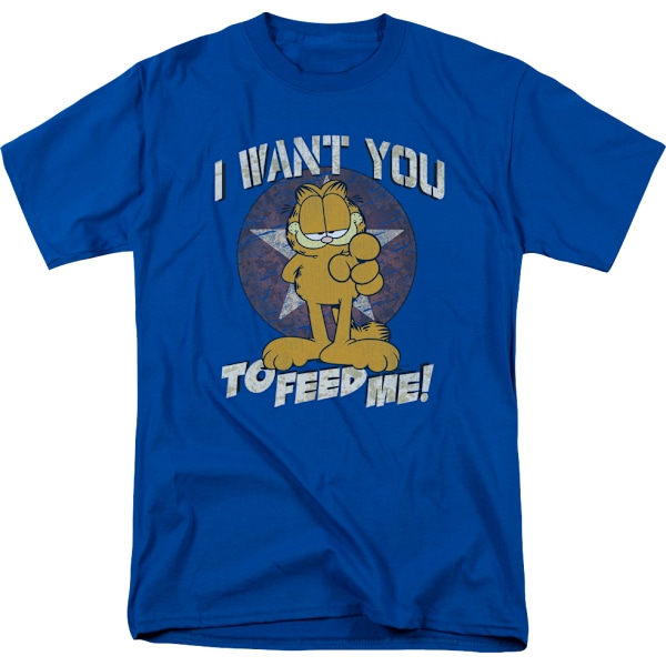 Jeg Vil At Du Foder Mig Garfield T-Shirt M