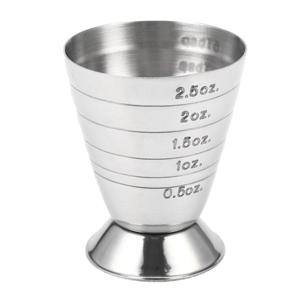 Mitta-astia oz Jig Bar Cocktail-juomasekoitin kahvin pohjattoman puisen kahvan kanssa